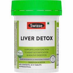 Swisse: Ultiboost Liver Detox Supplement for Complete Liver Support, Cleansing and Detox - 30 Tablets