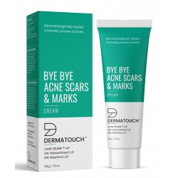 Dermatouch: Bye Bye Acne Scars & Marks Cream - 30gm