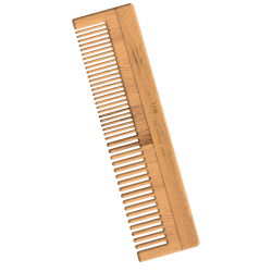 TNW - The Natural Wash: Neem Wood Comb (Anti-Dandruff & Anti-Hair Fall Comb) - With Dual Teeth