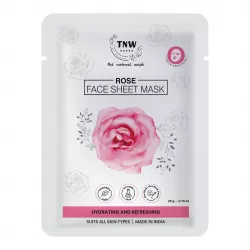 TNW - The Natural Wash: Rose Face Sheet Mask (Hydrating & Refreshing) - 20gm