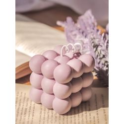The Umbrella Store: Bubble Candle - Lilac