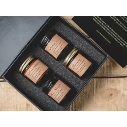 The Umbrella Store: Luxe gift box- Set of 4 Scented Candles