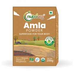 Nutriorg: Certified Organic Amla Powder - 200 gm