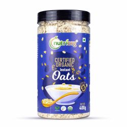 Nutriorg: Certified Organic Instant Oats - 400 gm