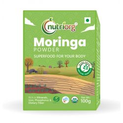 Nutriorg: Certified Organic Moringa Powder - 100 gm