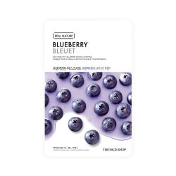 The Face Shop: Real Nature Blueberry Face Mask 20gm