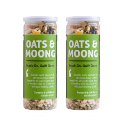 Omay Foods: Oats & Moong Mix - Pack of 2 (160gm each)