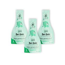 Nat Habit: Fresh Moong Nourish Body Ubtan (Pack of 3)
