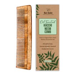 Nat Habit: Kacchi Neem Comb (Dual Tooth)