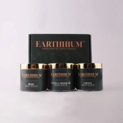 Earthhium: Body Scrub -  Rose, Vanilla Mermaid & Coffee