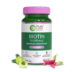 Pure Nutrition: Biotin 10000mcg - 60 Tablets