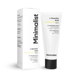 Minimalist: 8% L-Ascorbic Acid Lip Treatment Balm with Vitamin E, Radianskin & Gylcerine for pigmented & dark lips - 12gm