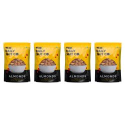 The Daily Nut Co.: Premium California Almonds - Pack of 4 - 200gm each