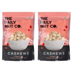The Daily Nut Co.: Premium Cashews - Pack of 2 - 200gm each
