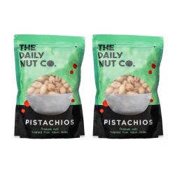 The Daily Nut Co.: Premium Pistachios - Pack of 2 - 200gm each
