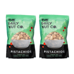 The Daily Nut Co.: Premium Pistachios - Pack of 2 - 200gm each