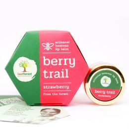 Last Forest: Artisanal, Handmade Beeswax Lip Balm Strawberry