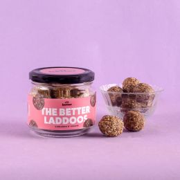 Eat Better: The Better laddoss - Cinnamon & Sesame ( Glass Jar)  - 175 gram