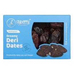 Flyberry Gourmet: Special Offer -Deri Dates (Khajoor/Khajur), 400g (Pack of 2, 200g Each) | 100% Natural | Rich in Calcium, Iron and Potassium | Instant Energy