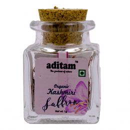 Aditam: Organic Kashmiri Kesar Saffron - 1 gm