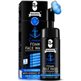 Muuchstac: Ocean Foam Face Wash Inbuilt Brush - 100ml