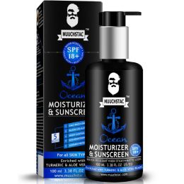 Muuchstac: Ocean Moisturizer & Sunscreen Matte Look Cream - 100ml