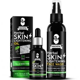 Muuchstac: Herbal Skin Brightening Oil & Face Wash - 30ml & 100ml