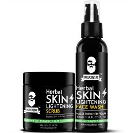 Muuchstac: Skin Brightening Scrub & Face Wash - 100gm & 100ml