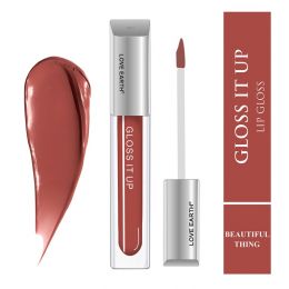Love Earth: Lip Gloss Beautiful Thing Barbie Pink - 3ml