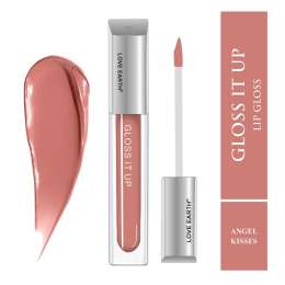 Love Earth: Lip Gloss Angel Kisses Peach - 3ml