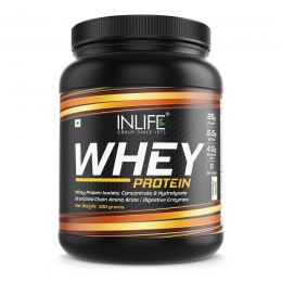 INLIFE: 100% Whey Protein Isolate Powder - 400 Grams (Vanilla)