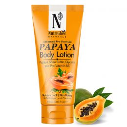 NutriGlow Cosmetics: Advanced Pro Formula Papaya Body Lotion - 150ml
