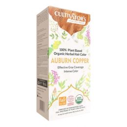 Cultivator's: Organic Hair Colour Herbal Hair Colour for Women and Men (Auburn Copper) - 100gm