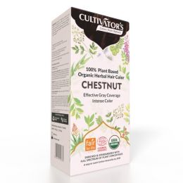 Cultivator's: Organic Hair Colour Herbal Hair Colour for Women and Men (Chestnut) - 100gm