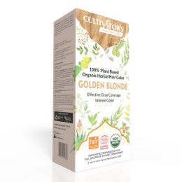 Cultivator's: Organic Hair Colour Herbal Hair Colour for Women and Men (Golden Blonde) - 100gm