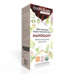 Cultivator's: Organic Hair Colour Herbal Hair Colour for Women and Men (Mahogany) - 100gm