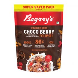 Bagrrys: Crunchy Dark Choco Berry Muesli - 750gm