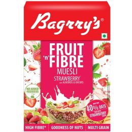 Bagrrys: Fruit 'N' Fibre Muesli - Strawberry - 500gm