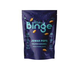 The Healthy Binge: Jowar Pops - Salted Caramel - Pack of 7 (50gm each)