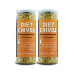 Omay Foods: Diet Chivda With Peanuts - Pack of 2 - 100gm Each