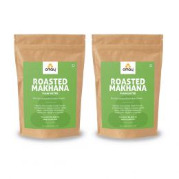 Omay Foods: Salted Roasted Makhana - Pack of 2 - 30gm Each