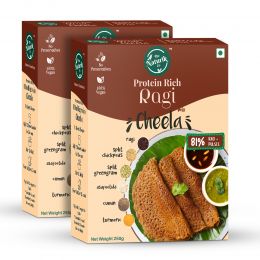 The Naturik Co: Ragi Cheela Mix - Pack of 2 (250gm each)