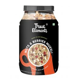 True Elements: Crunchy Nuts & Berries Muesli, with Almonds and Cranberries 1kg