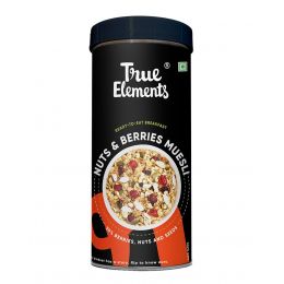 True Elements: Crunchy Nuts & Berries Muesli, with Almonds and Cranberries 400g