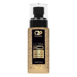 C2P Pro: Pro Ultra HD Makeup Shimmer Setting Mist & Fix  Champagne 04 - 120ml