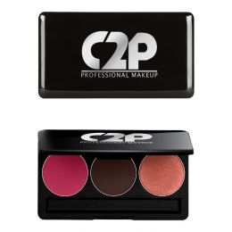C2P Pro: Pro Basic Trio 2 (Blusher  Contour  Highlighter) - 13gm