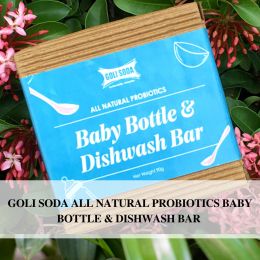 GOLI SODA: All Natural Probiotics Baby Bottle & Dishwash Bar - 90gm