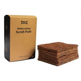 GOLI SODA: Natural Coconut Coir Dishwashing Scrub Pads - Pack Of 12