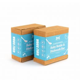 GOLI SODA: All Natural Probiotics Baby Bottle & Dishwash Bar - 180gm