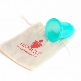 GOLI SODA: Her Cup Reusable Menstrual Cup for Women - Teal
